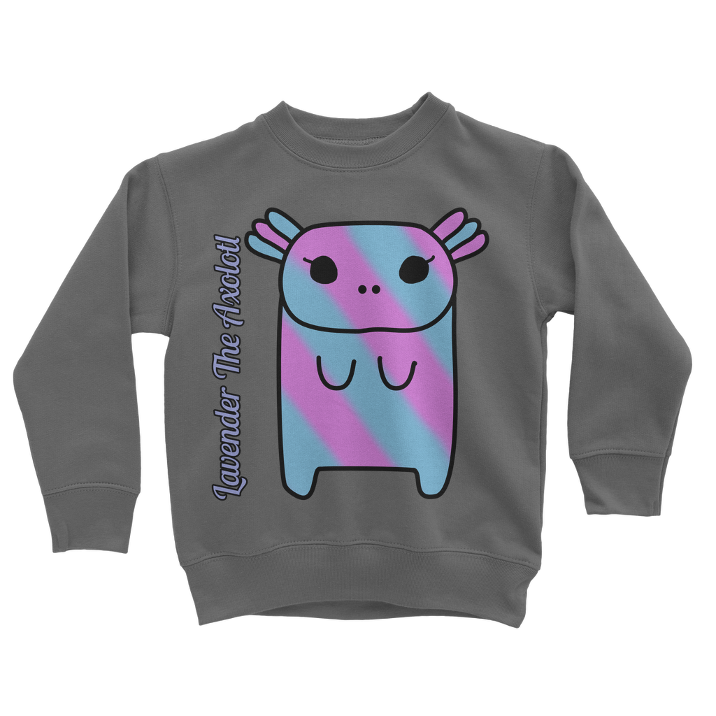 Lavender The Axolotl - Classic Kids Sweatshirt