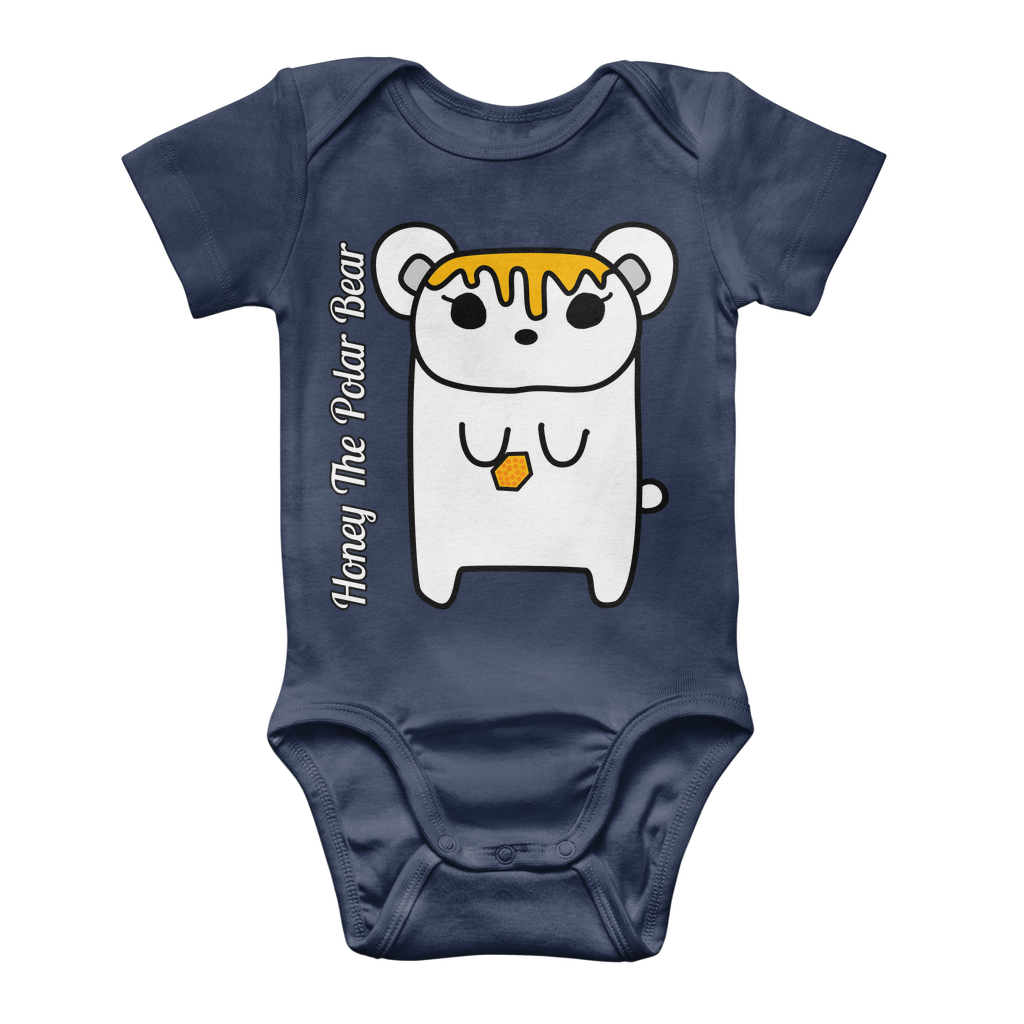 Honey The Polar Bear - Classic Baby Bodysuit