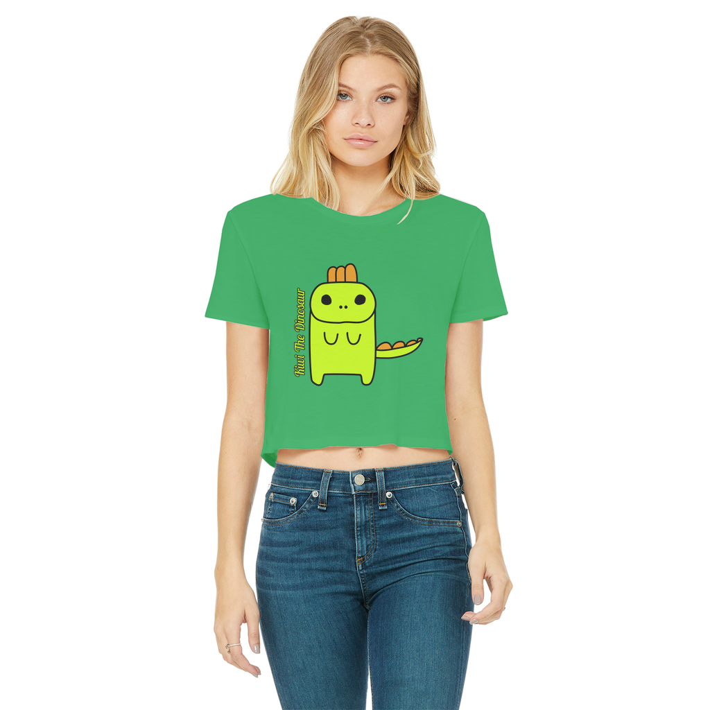 Kiwi The Dinosaur - Women's Cropped Top