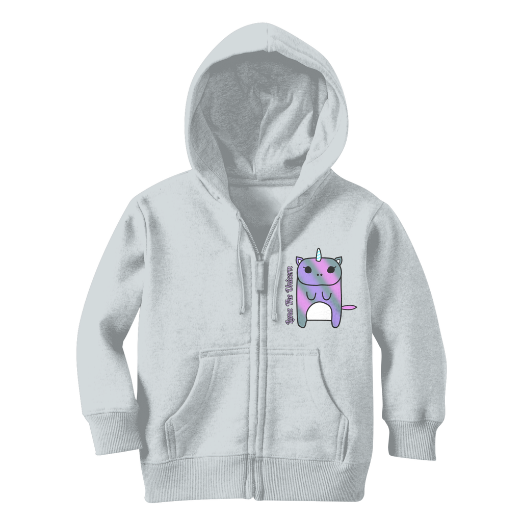 Luna The Unicorn - Classic Kids Zip Hoodie