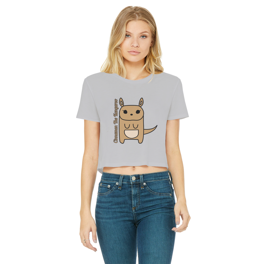 Cinnamon The Kangaroo - Women's Cropped Top