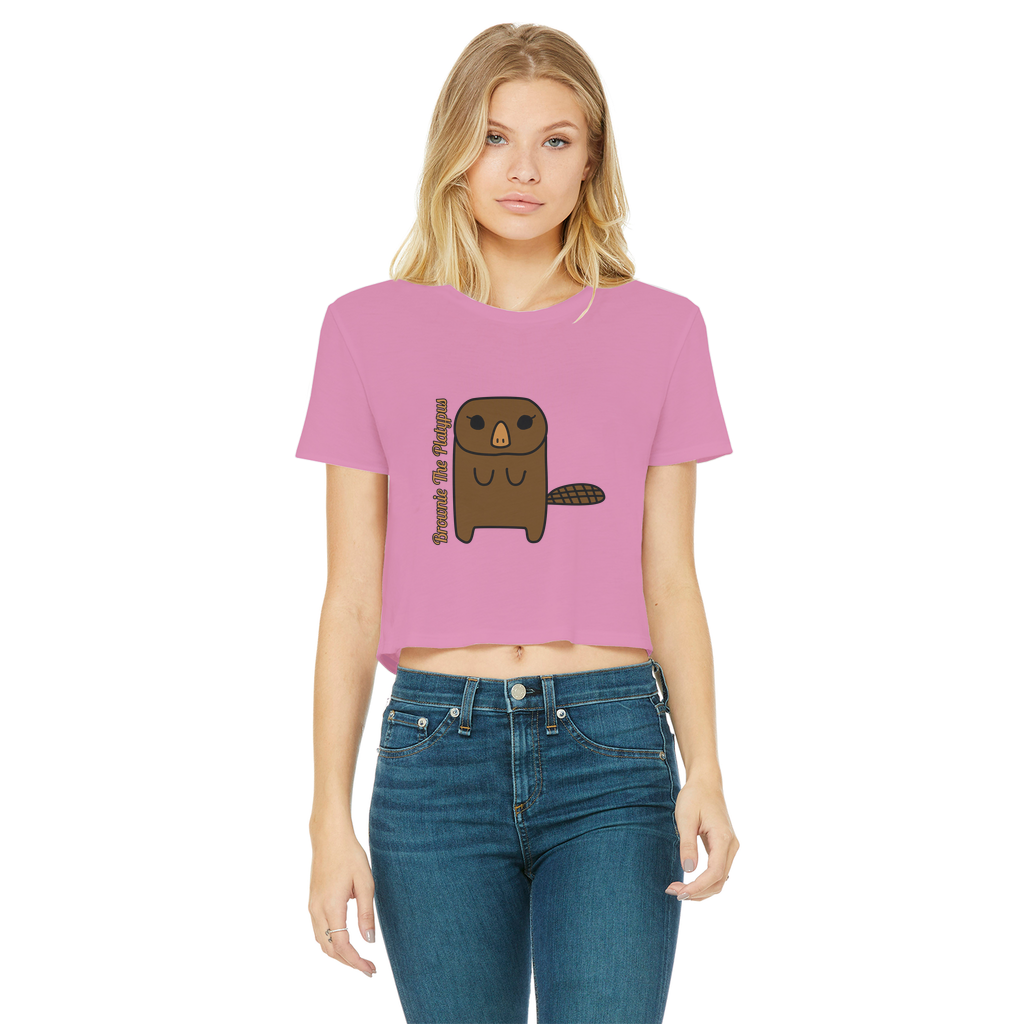 Brownie The Platypus - Women's Cropped Top