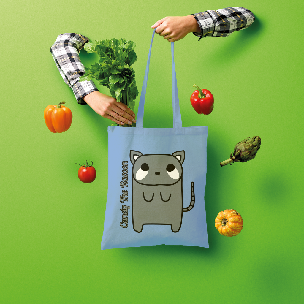 Candy The Racoon - Shopper Tote Bag