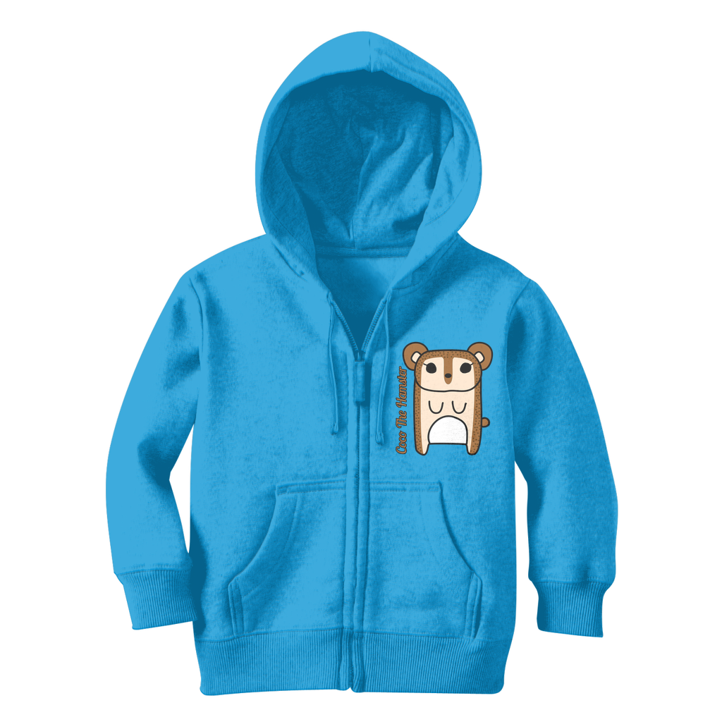 Coco The Hamster - Classic Kids Zip Hoodie