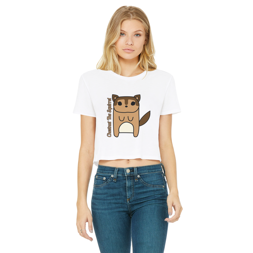 Chestnut The Squirrel - Women's Cropped Top