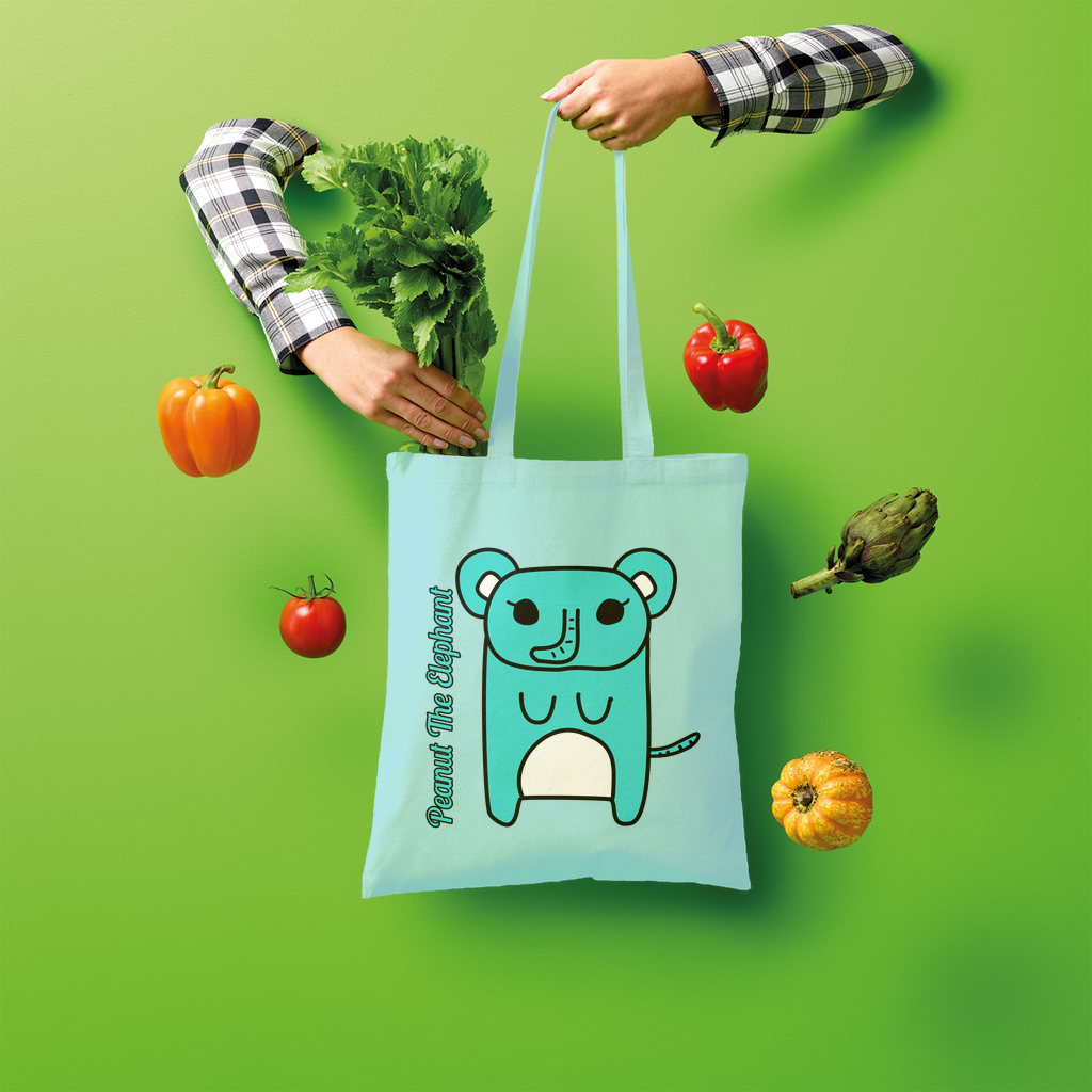 Peanut The Elephant - Shopper Tote Bag