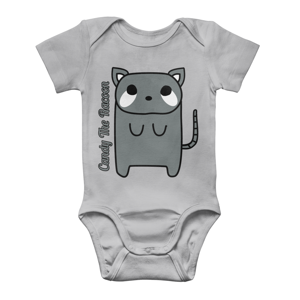 Candy The Racoon - Classic Baby Bodysuit