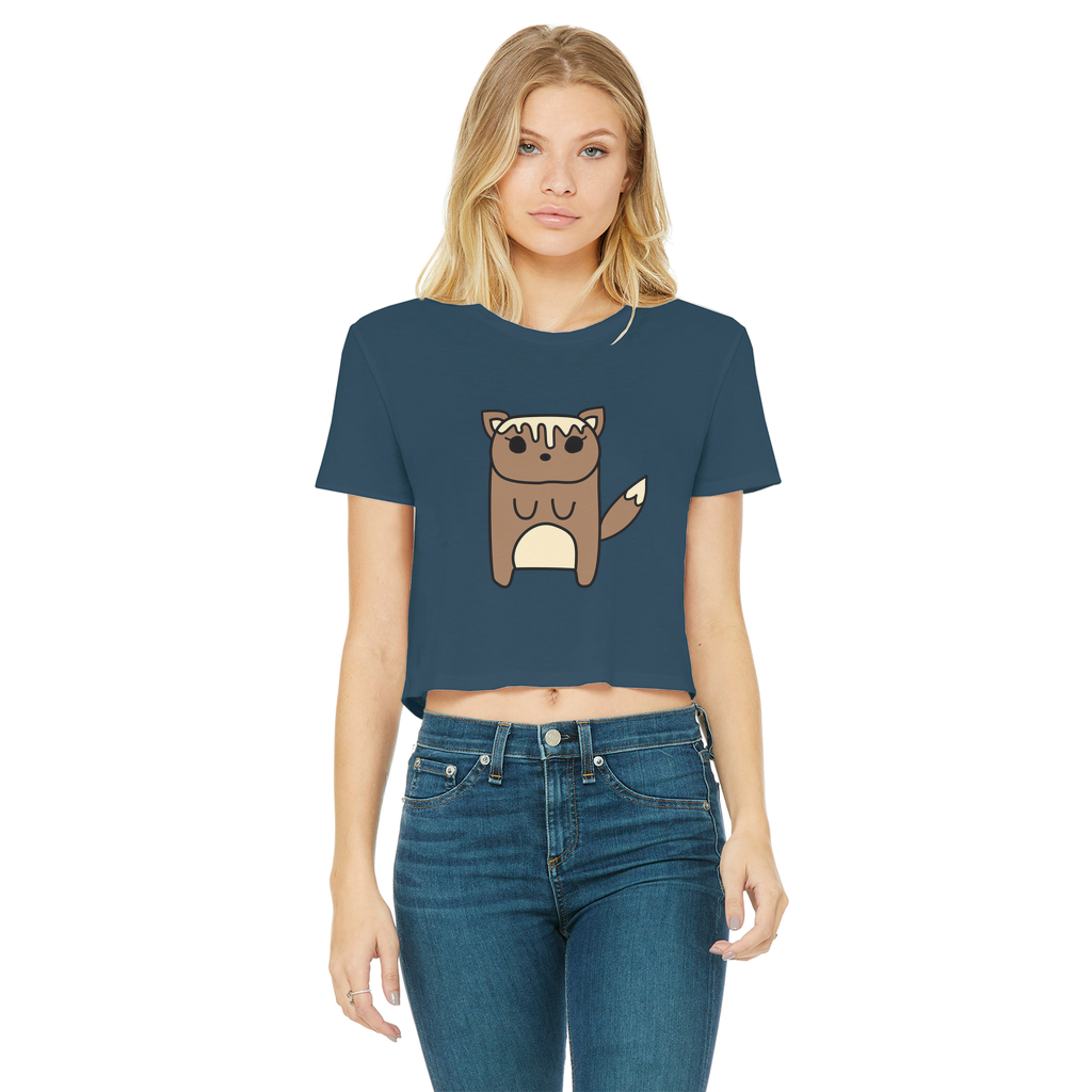 Almond Latte - Women's Cropped Top