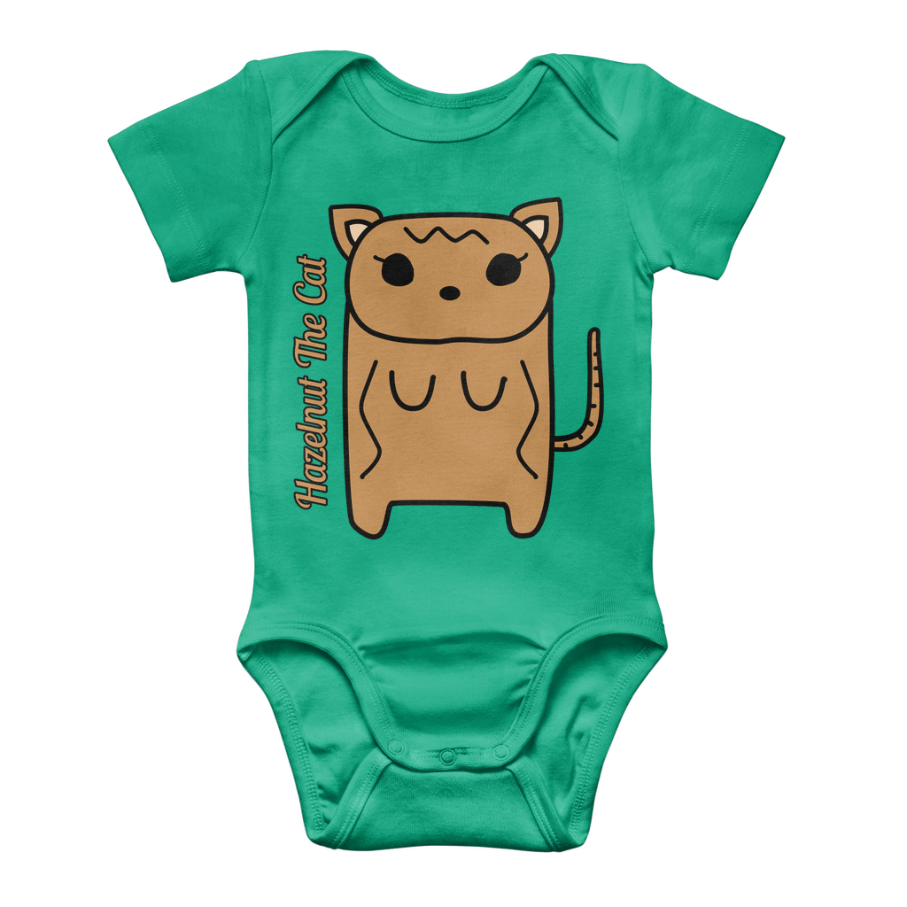 Hazelnut The Cat - Classic Baby Bodysuit