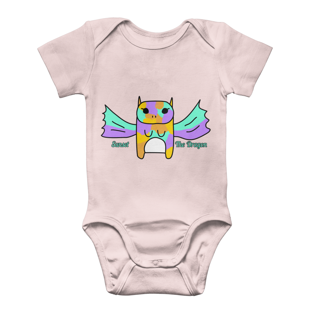 Sunset The Dragon - Classic Baby Bodysuit