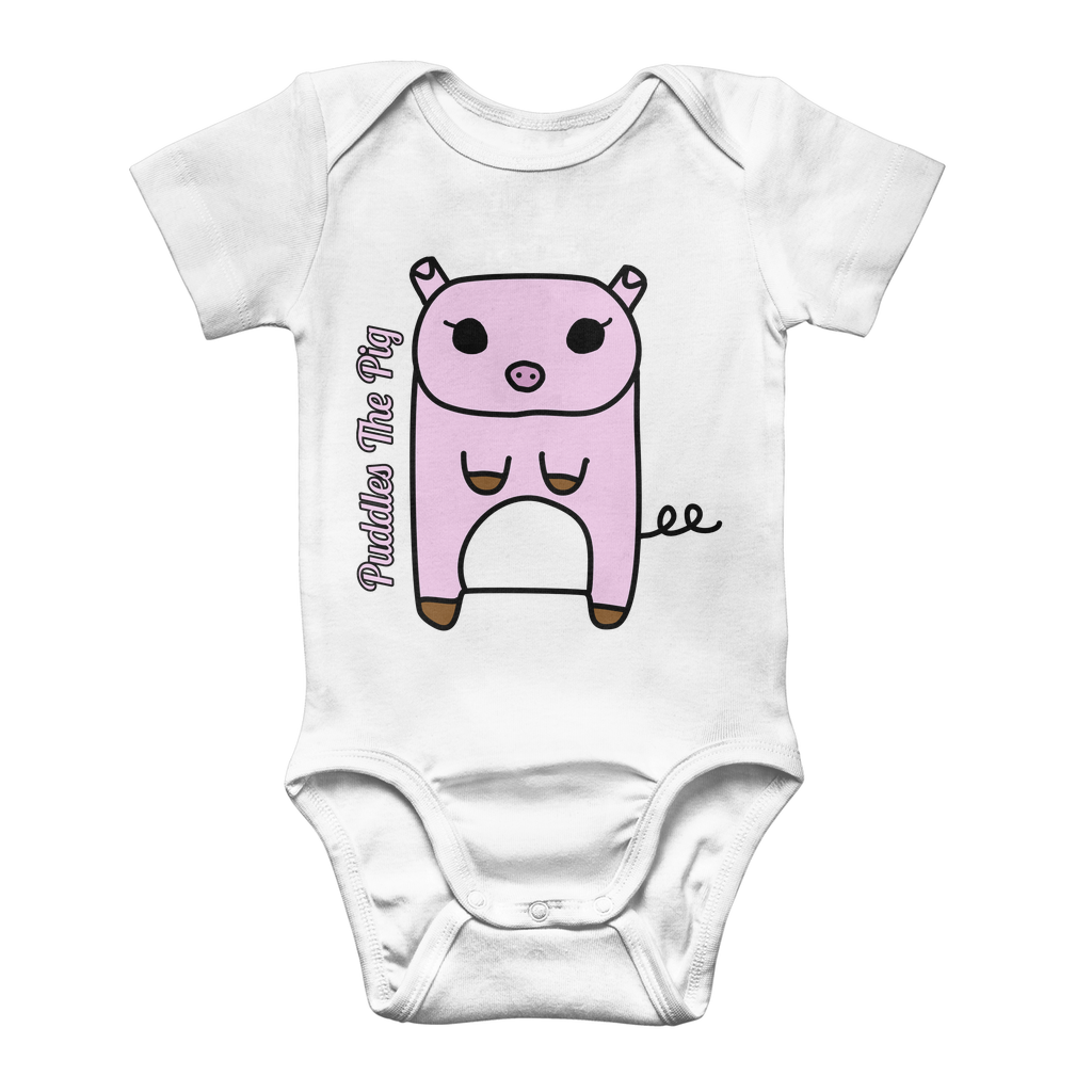 Puddles The Pig - Classic Baby Bodysuit