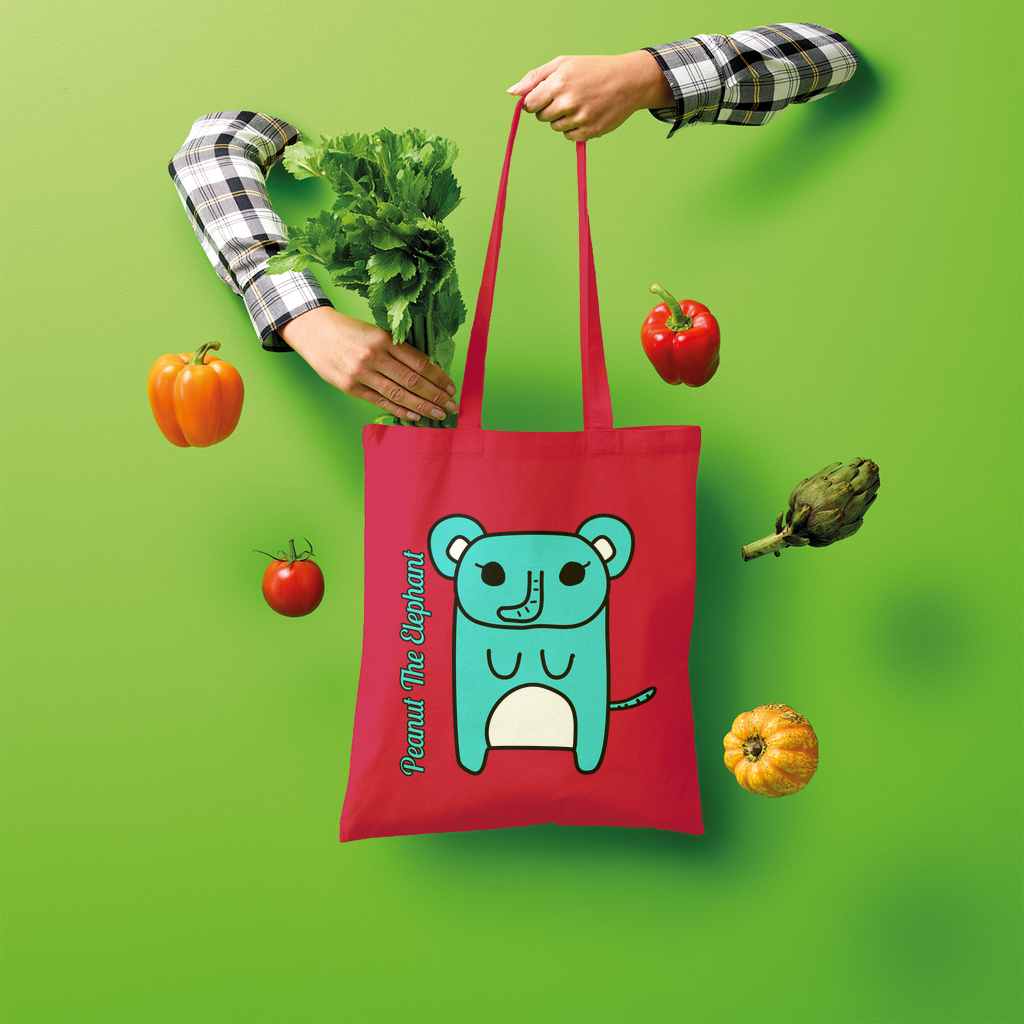 Peanut The Elephant - Shopper Tote Bag