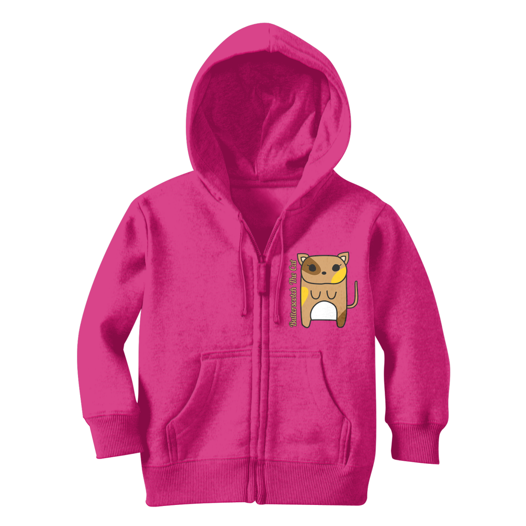 Butterscotch The Cat - Classic Kids Zip Hoodie