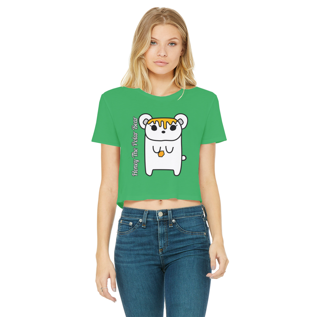 Honey The Polar Bear - Women's Cropped Top