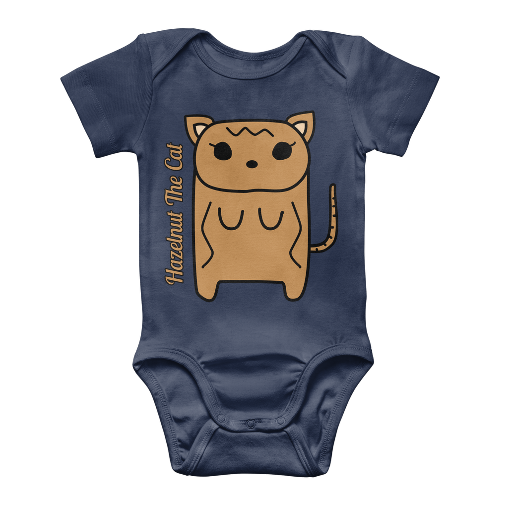 Hazelnut The Cat - Classic Baby Bodysuit