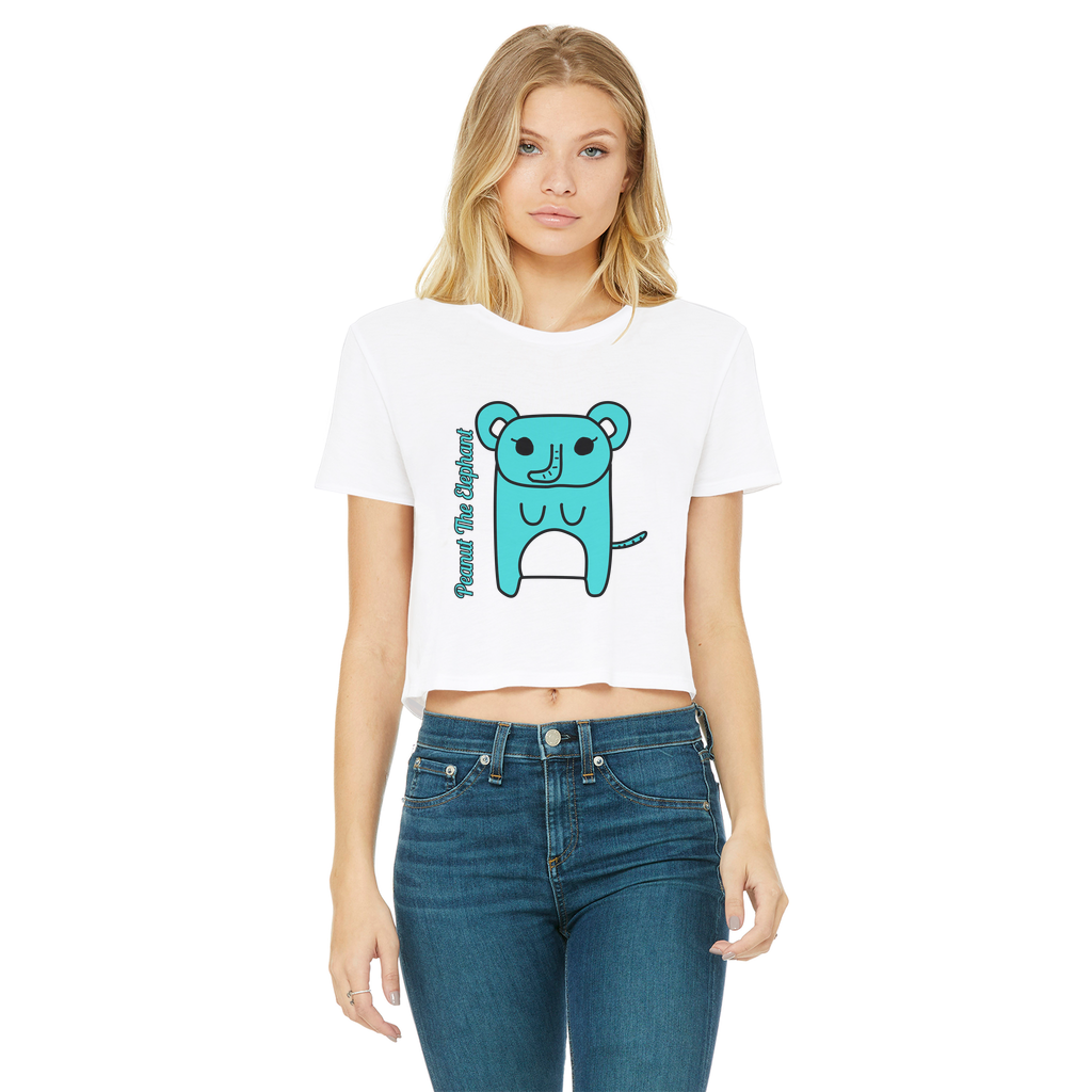 Peanut The Elephant - Women's Cropped Top