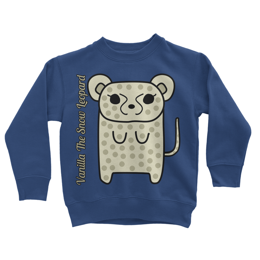 Vanilla The Snow Leopard - Classic Kids Sweatshirt