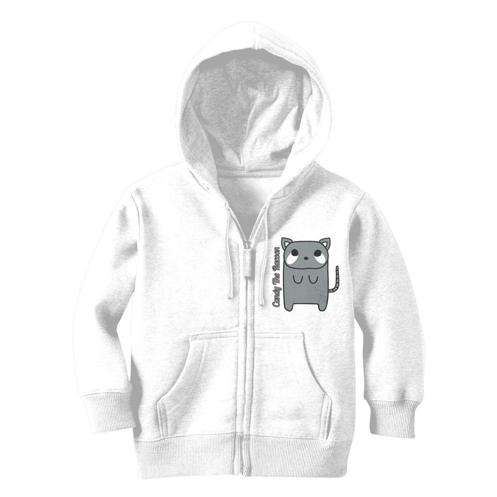 Candy The Racoon - Classic Kids Zip Hoodie