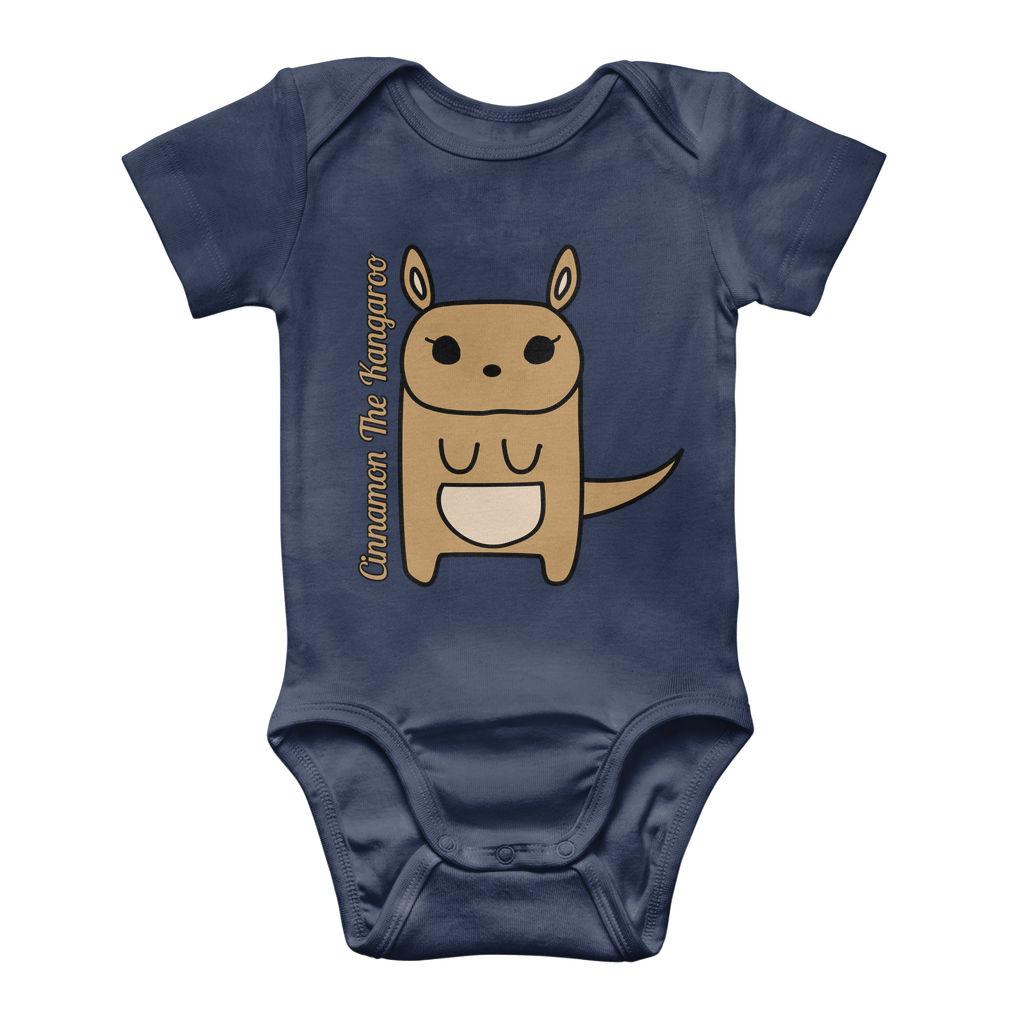 Cinnamon The Kangaroo - Classic Baby Bodysuit