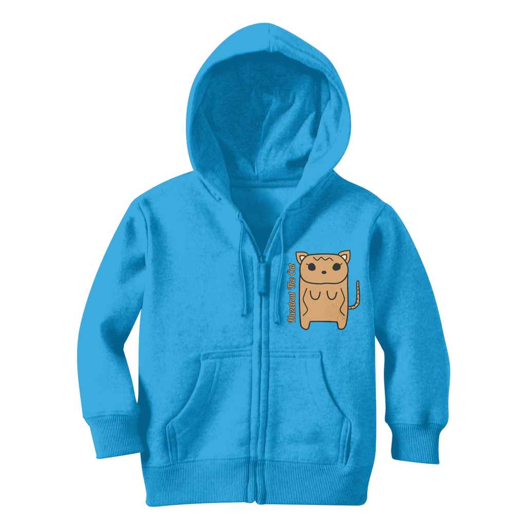 Hazelnut The Cat - Classic Kids Zip Hoodie