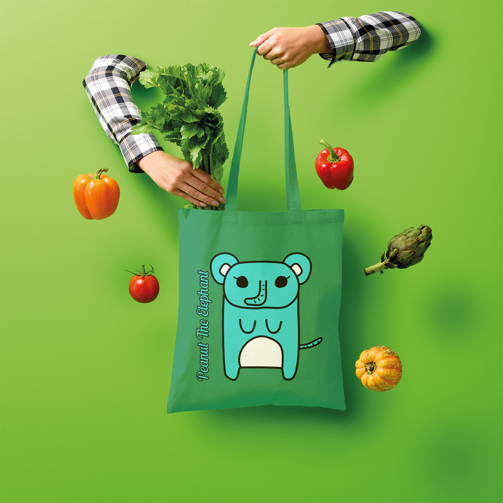 Peanut The Elephant - Shopper Tote Bag