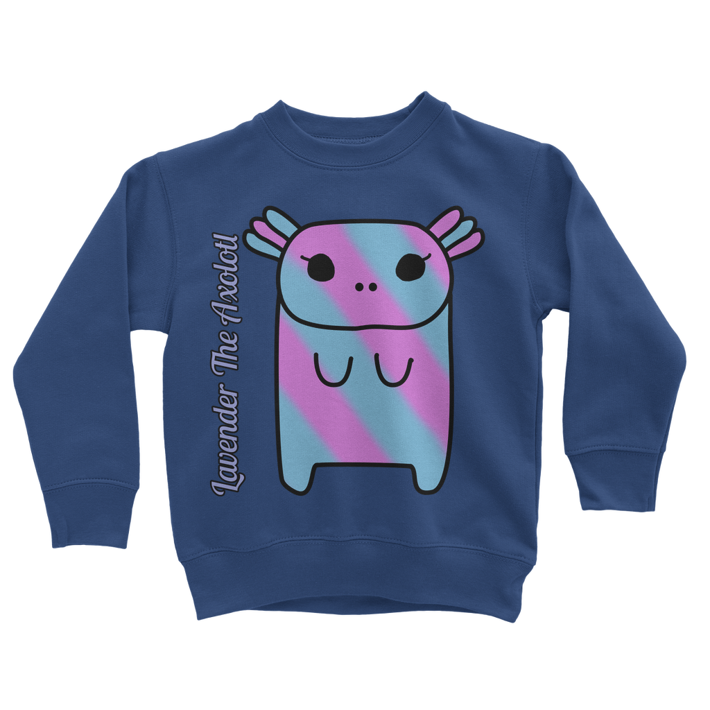 Lavender The Axolotl - Classic Kids Sweatshirt