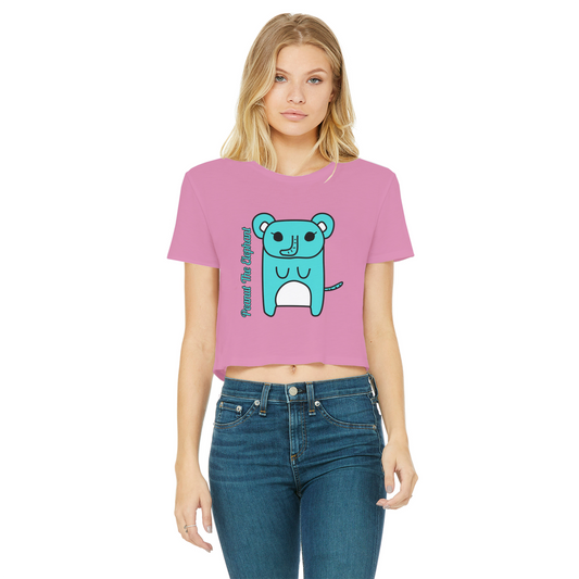 Peanut The Elephant - Women's Cropped Top