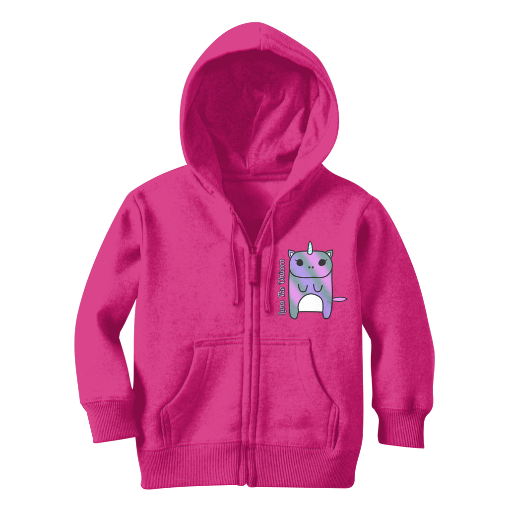 Luna The Unicorn - Classic Kids Zip Hoodie