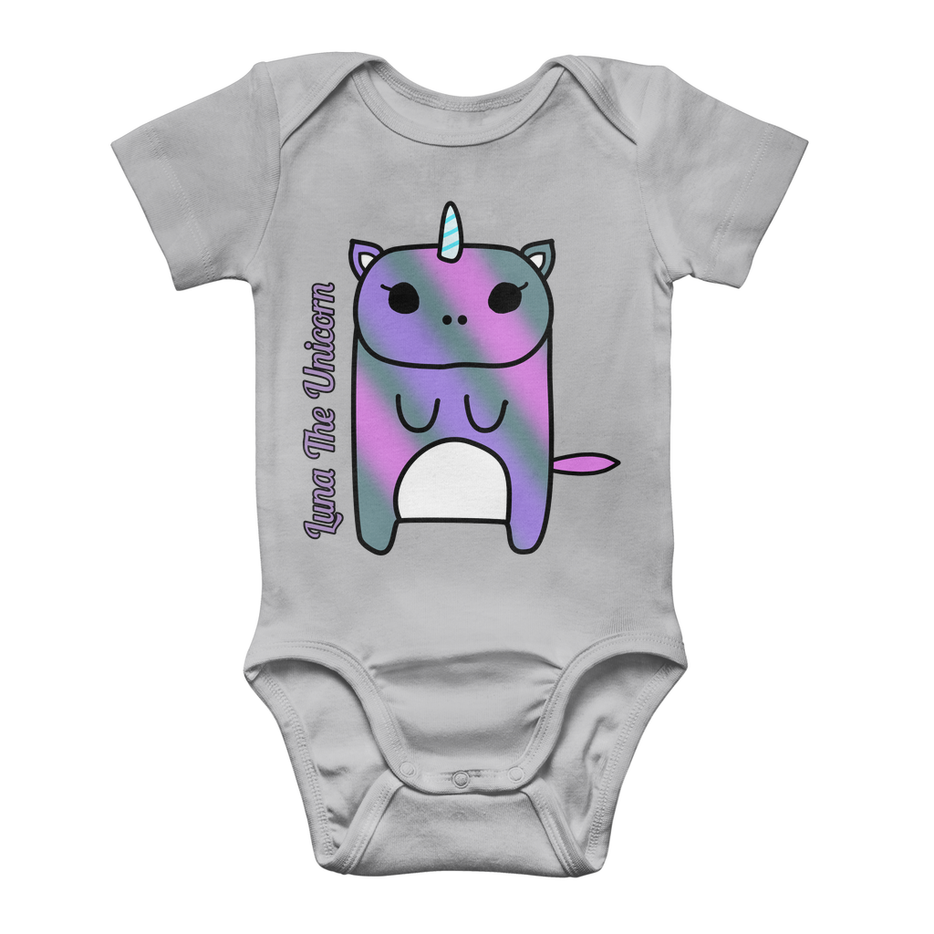 Luna The Unicorn - Classic Baby Bodysuit