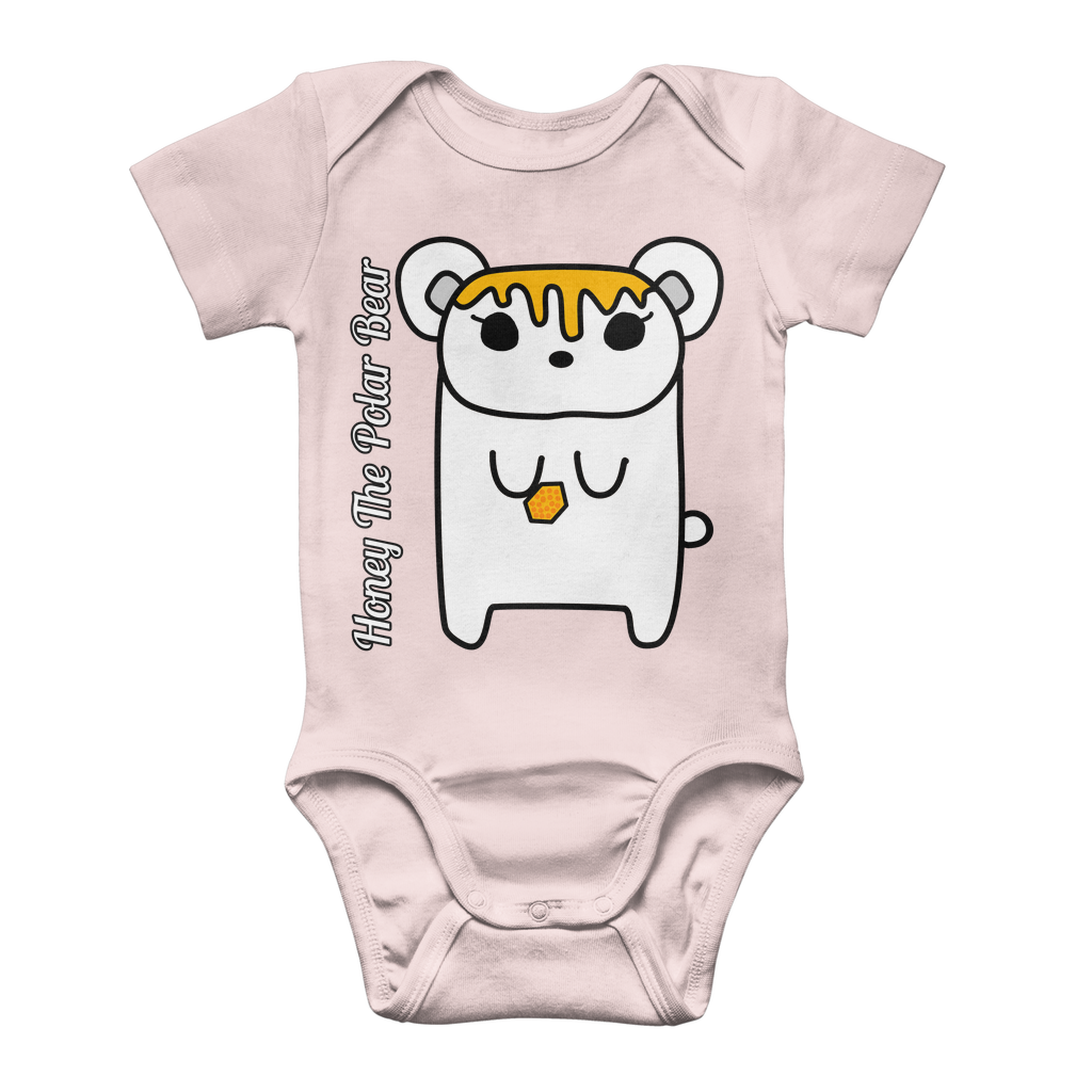 Honey The Polar Bear - Classic Baby Bodysuit