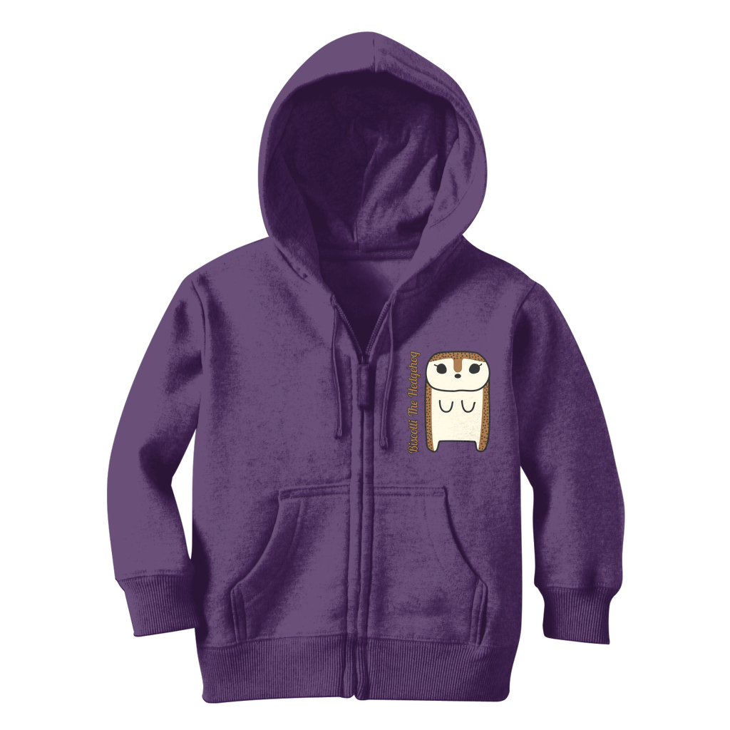 Biscotti The Hedgehog - Classic Kids Zip Hoodie