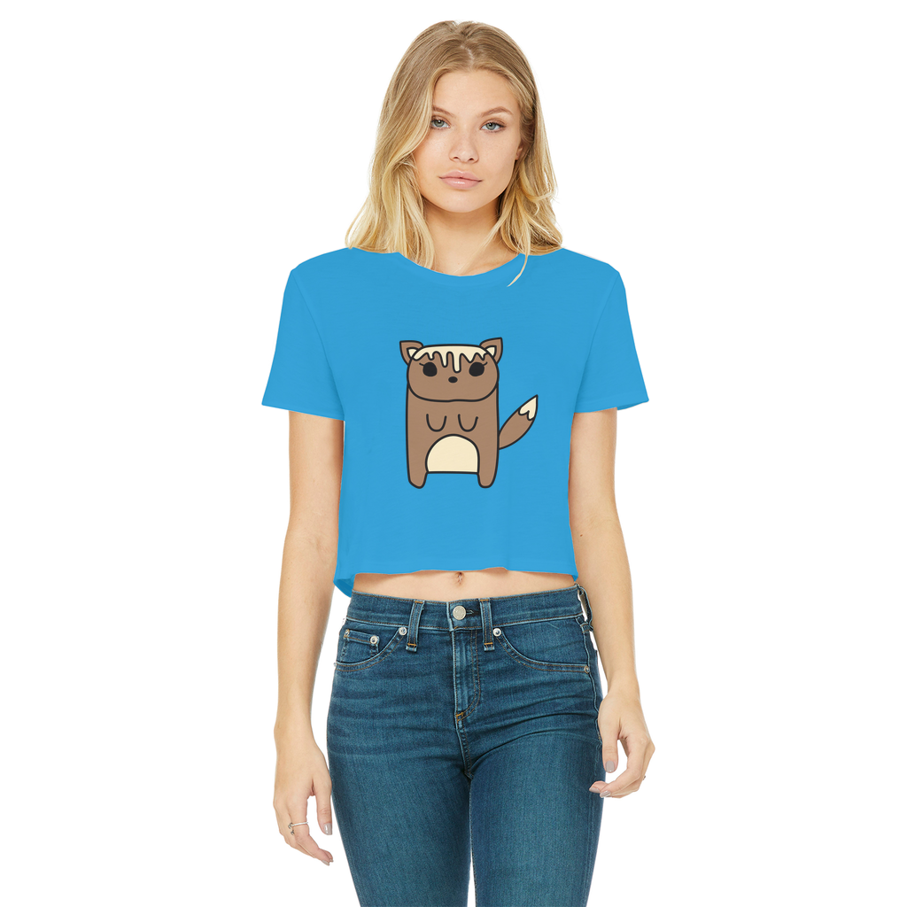 Almond Latte - Women's Cropped Top