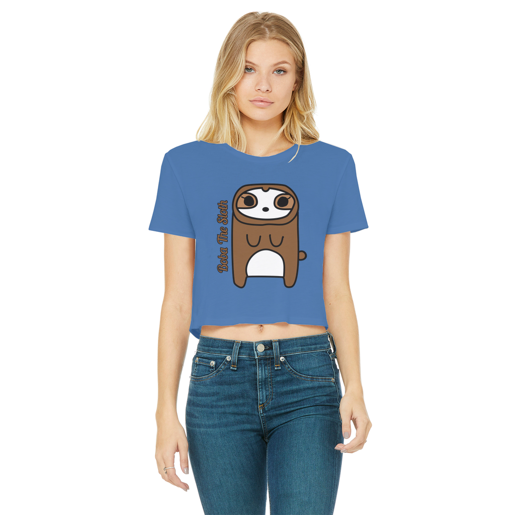 Boba The Sloth - Women's Cropped Top