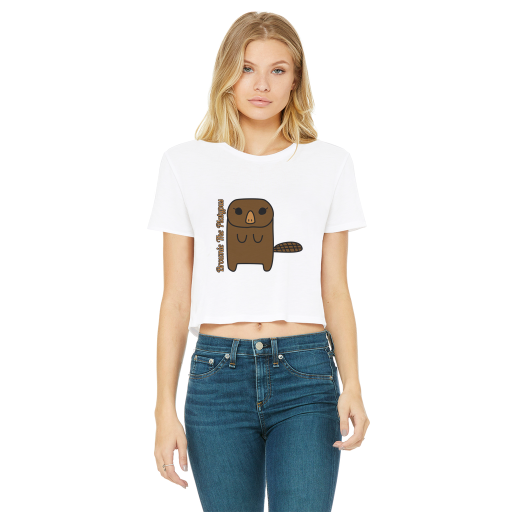 Brownie The Platypus - Women's Cropped Top