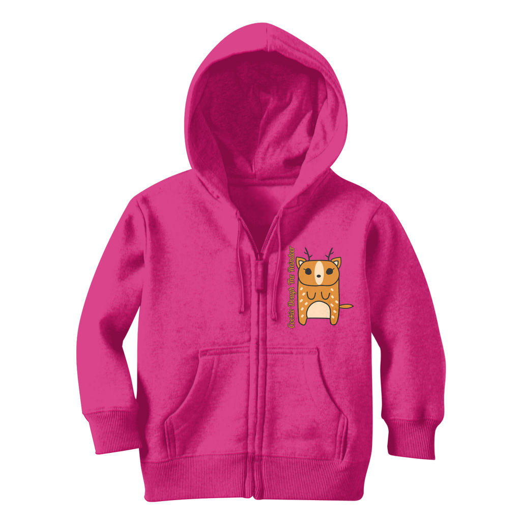 Cookie Dough The Reindeer - Classic Kids Zip Hoodie