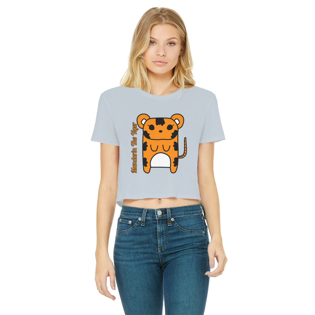 Mandarin The Tiger - Women's Cropped Top