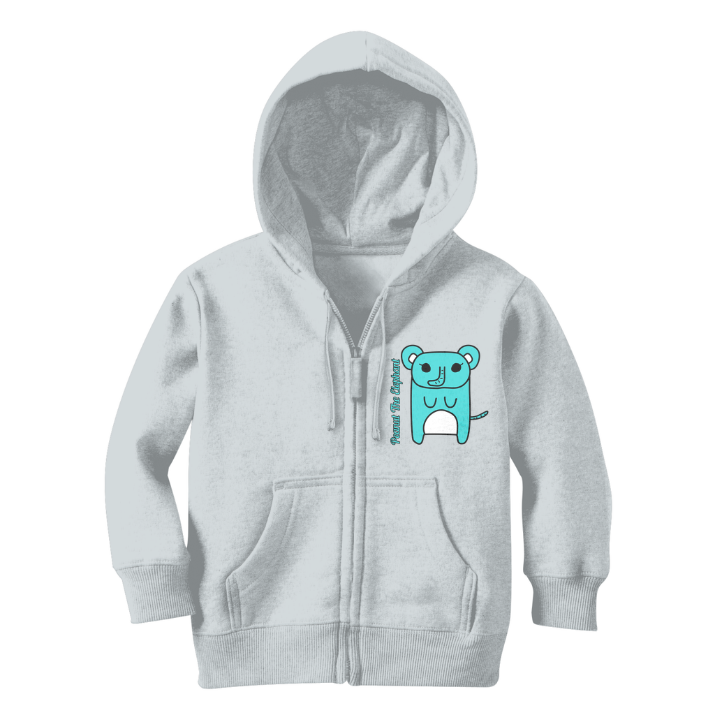 Peanut The Elephant - Classic Kids Zip Hoodie