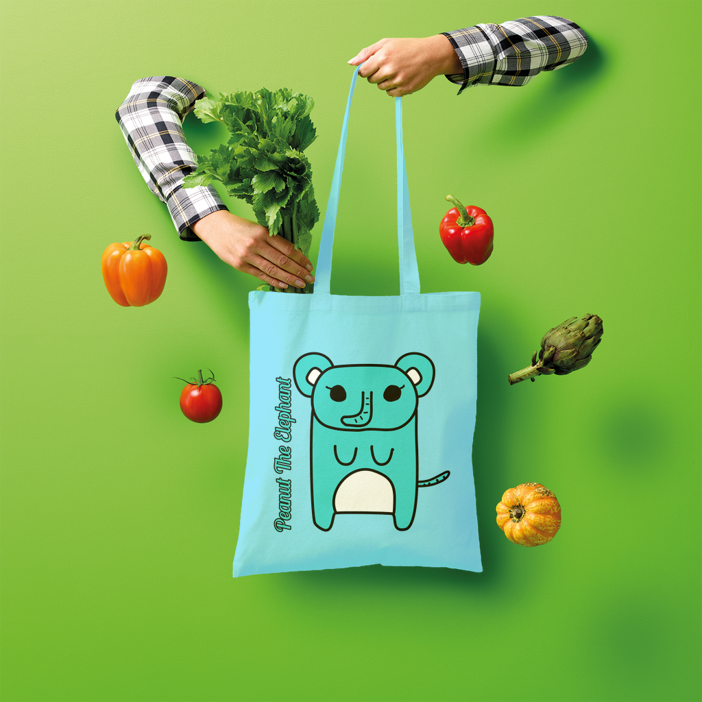 Peanut The Elephant - Shopper Tote Bag