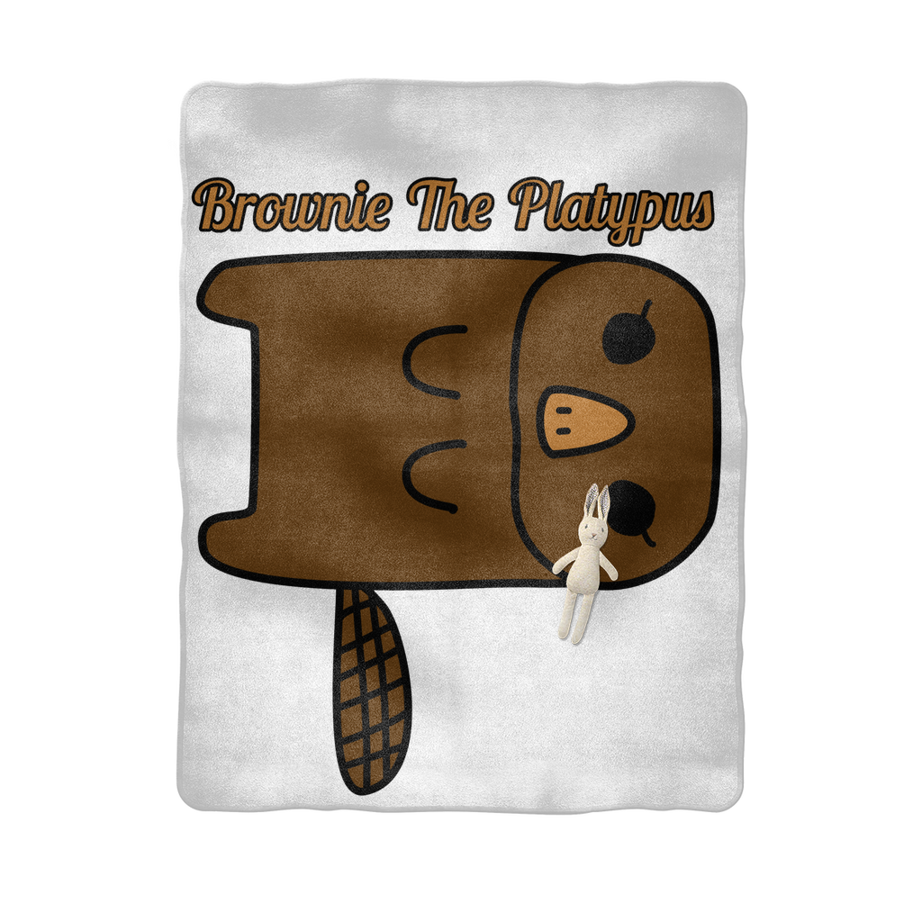 Brownie The Platypus - Baby Blanket