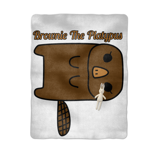 Brownie The Platypus - Baby Blanket