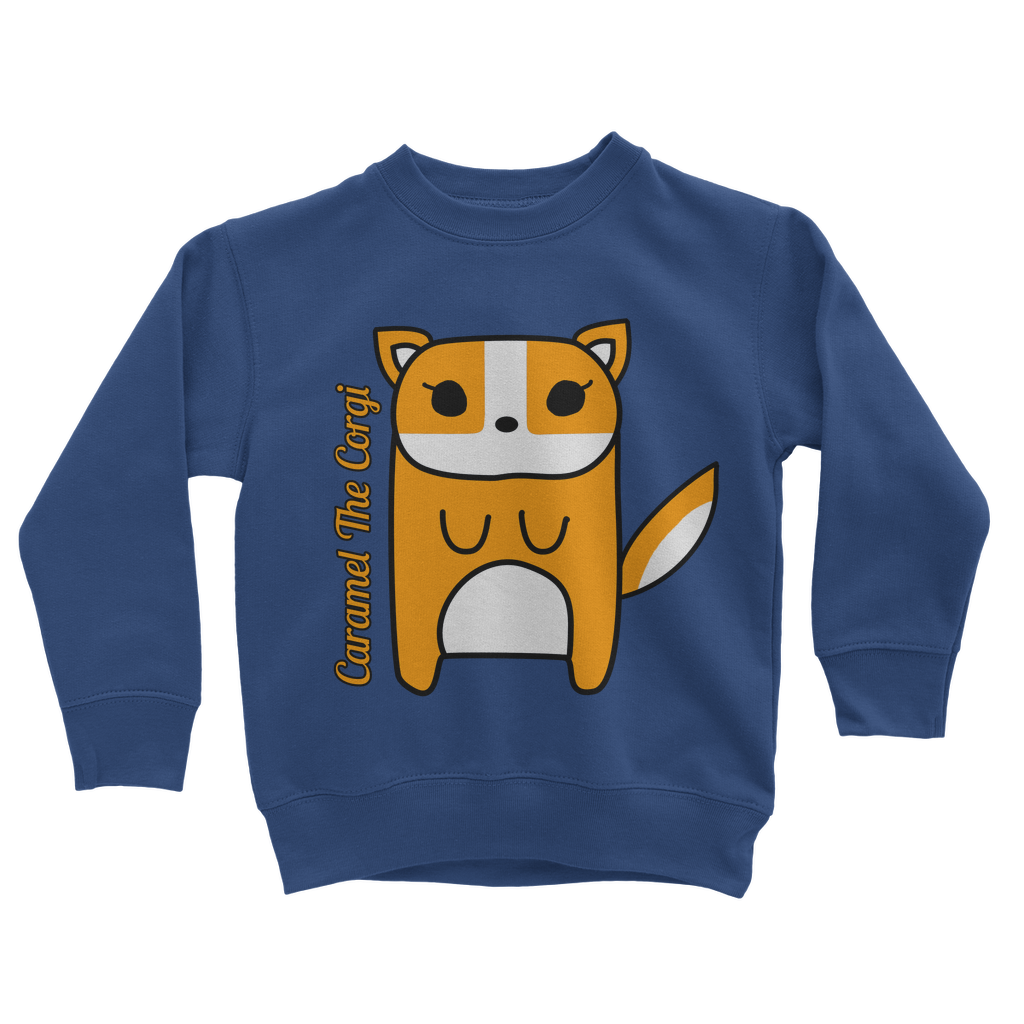 Caramel The Corgi - Classic Kids Sweatshirt