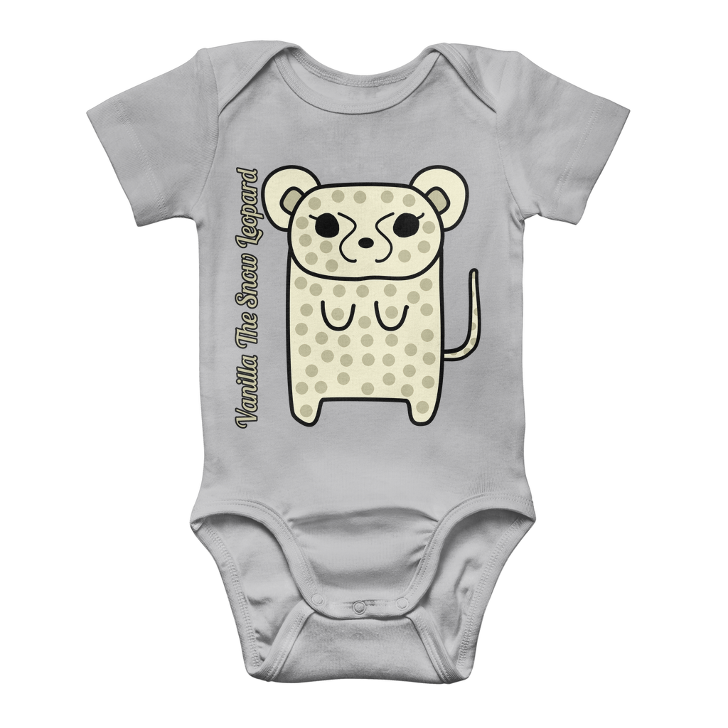 Vanilla The Snow Leopard - Classic Baby Bodysuit