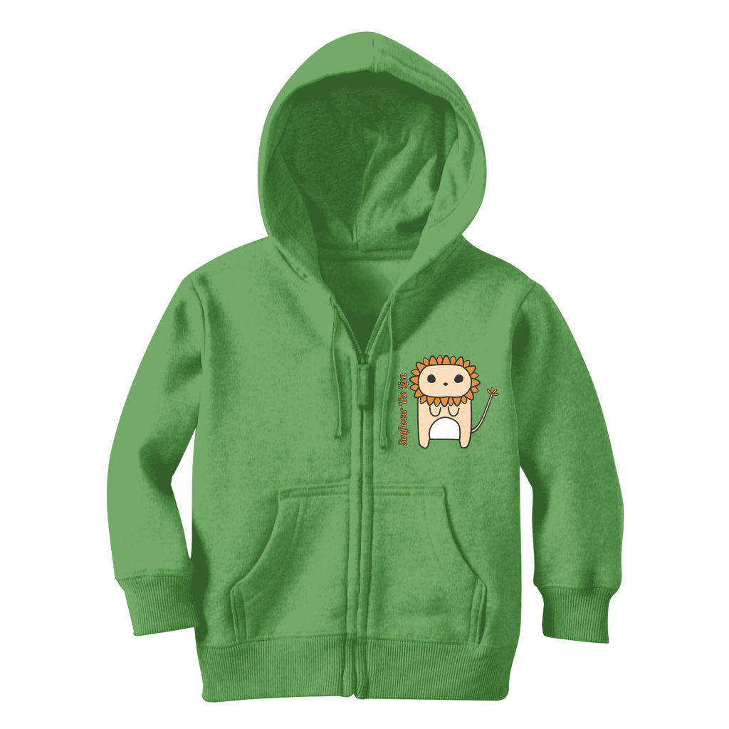 Sunflower the Lion - Classic Kids Zip Hoodie