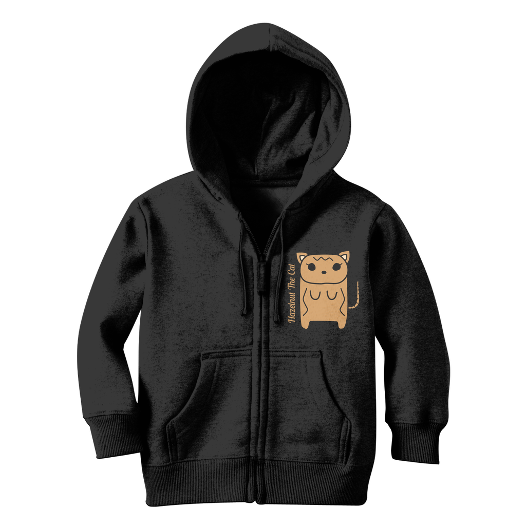 Hazelnut The Cat - Classic Kids Zip Hoodie