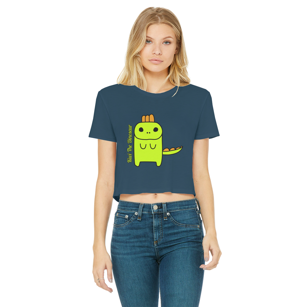 Kiwi The Dinosaur - Women's Cropped Top