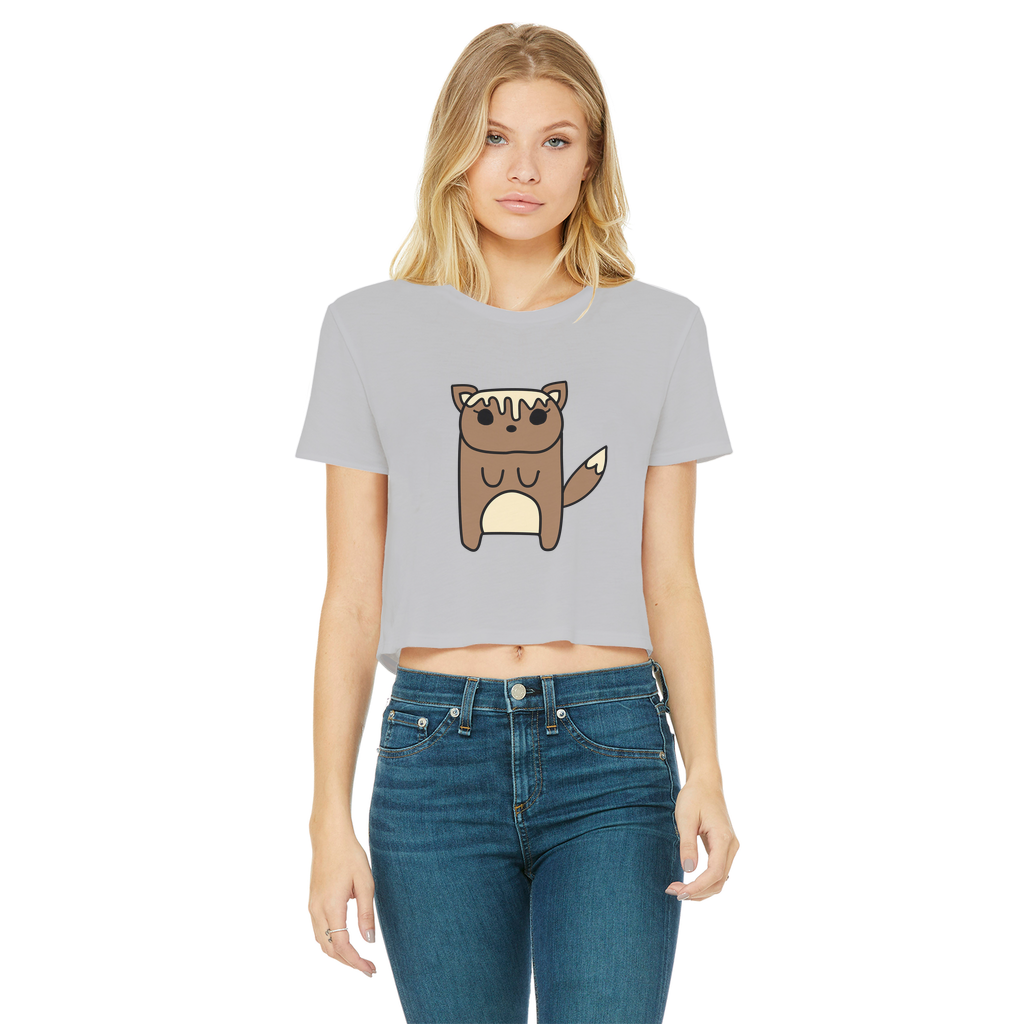 Almond Latte - Women's Cropped Top