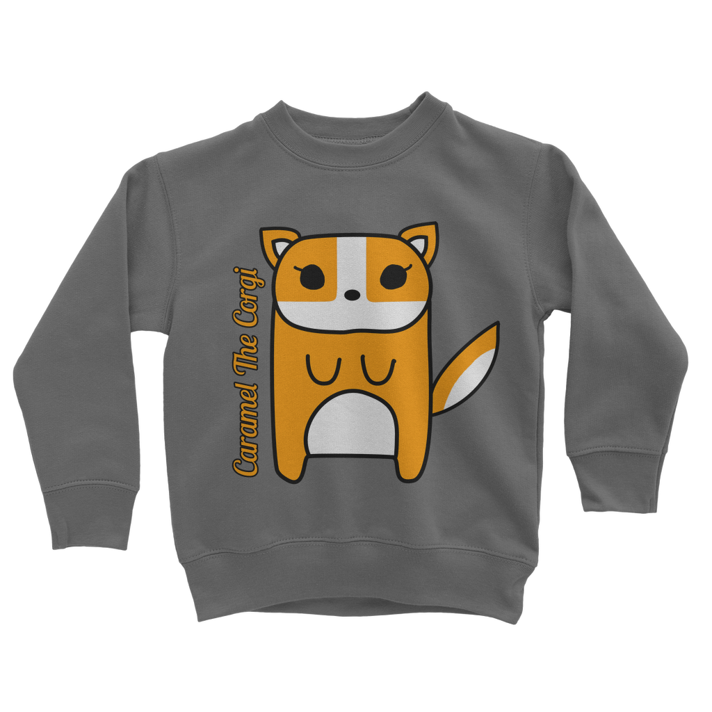 Caramel The Corgi - Classic Kids Sweatshirt