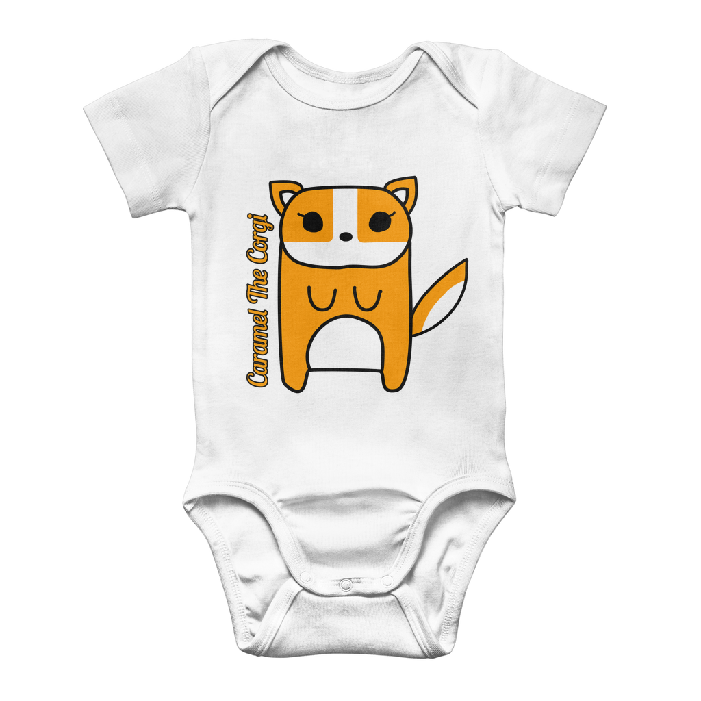 Caramel The Corgi - Classic Baby Bodysuit