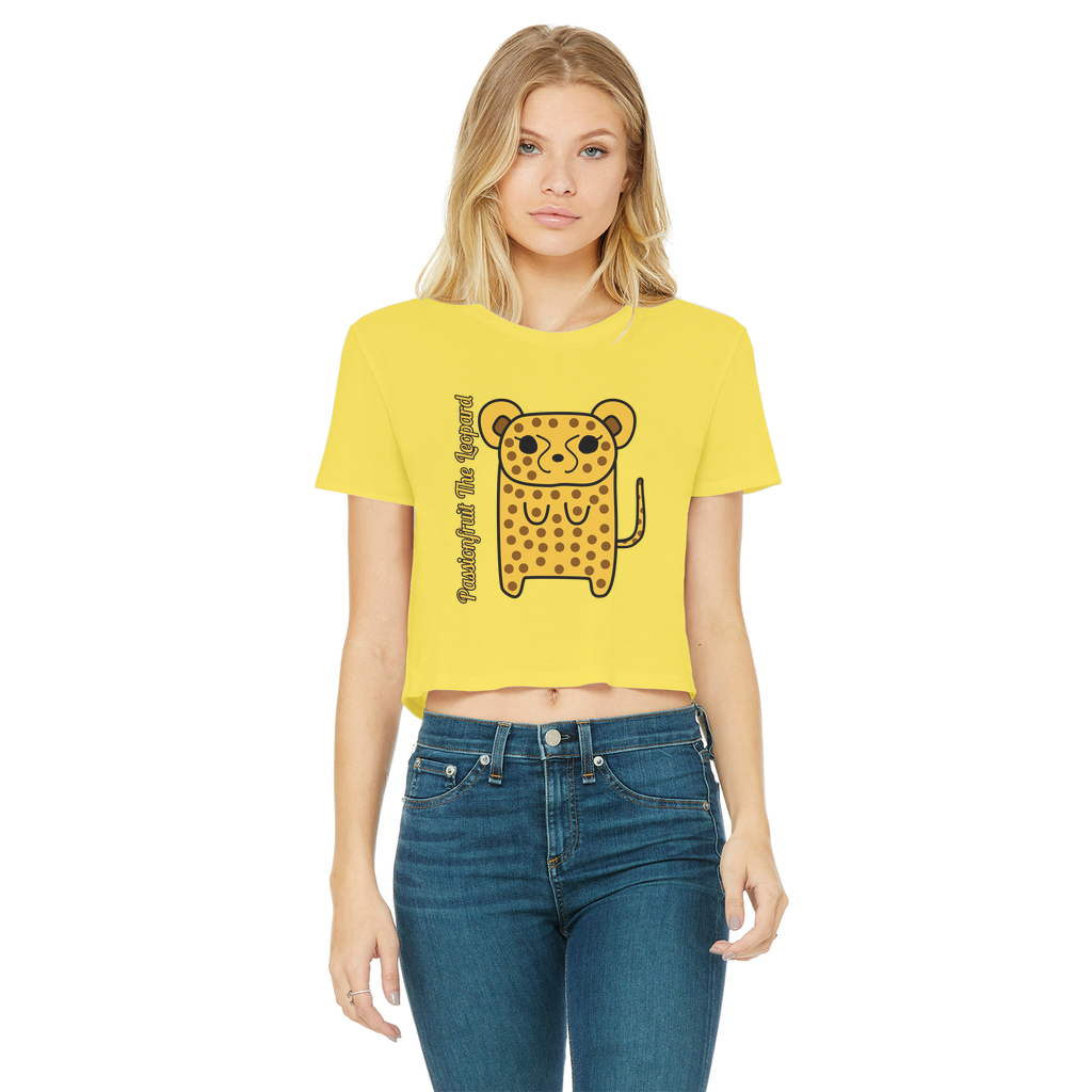 Passionfruit The Leopard - Women's Cropped Top