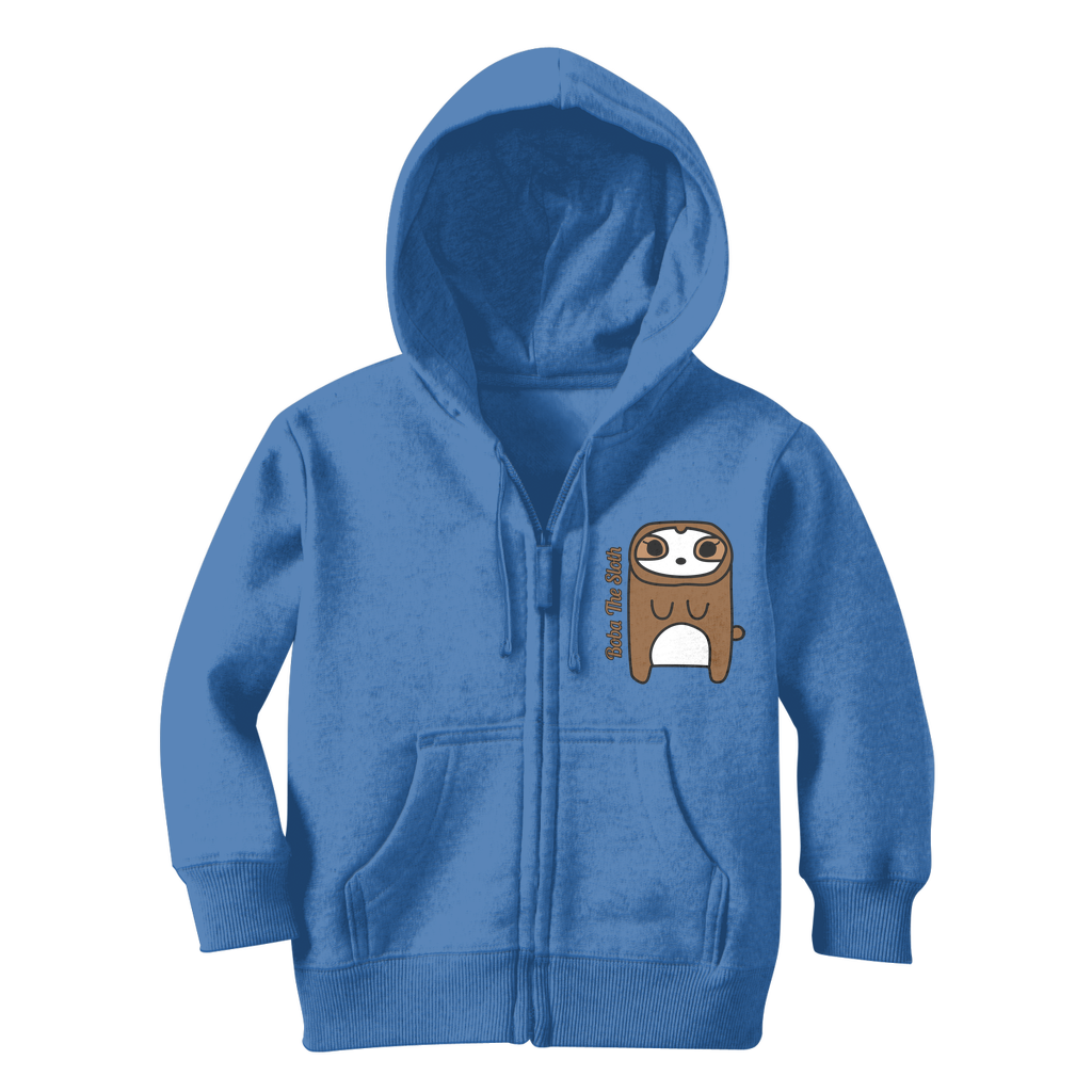 Boba The Sloth - Classic Kids Zip Hoodie